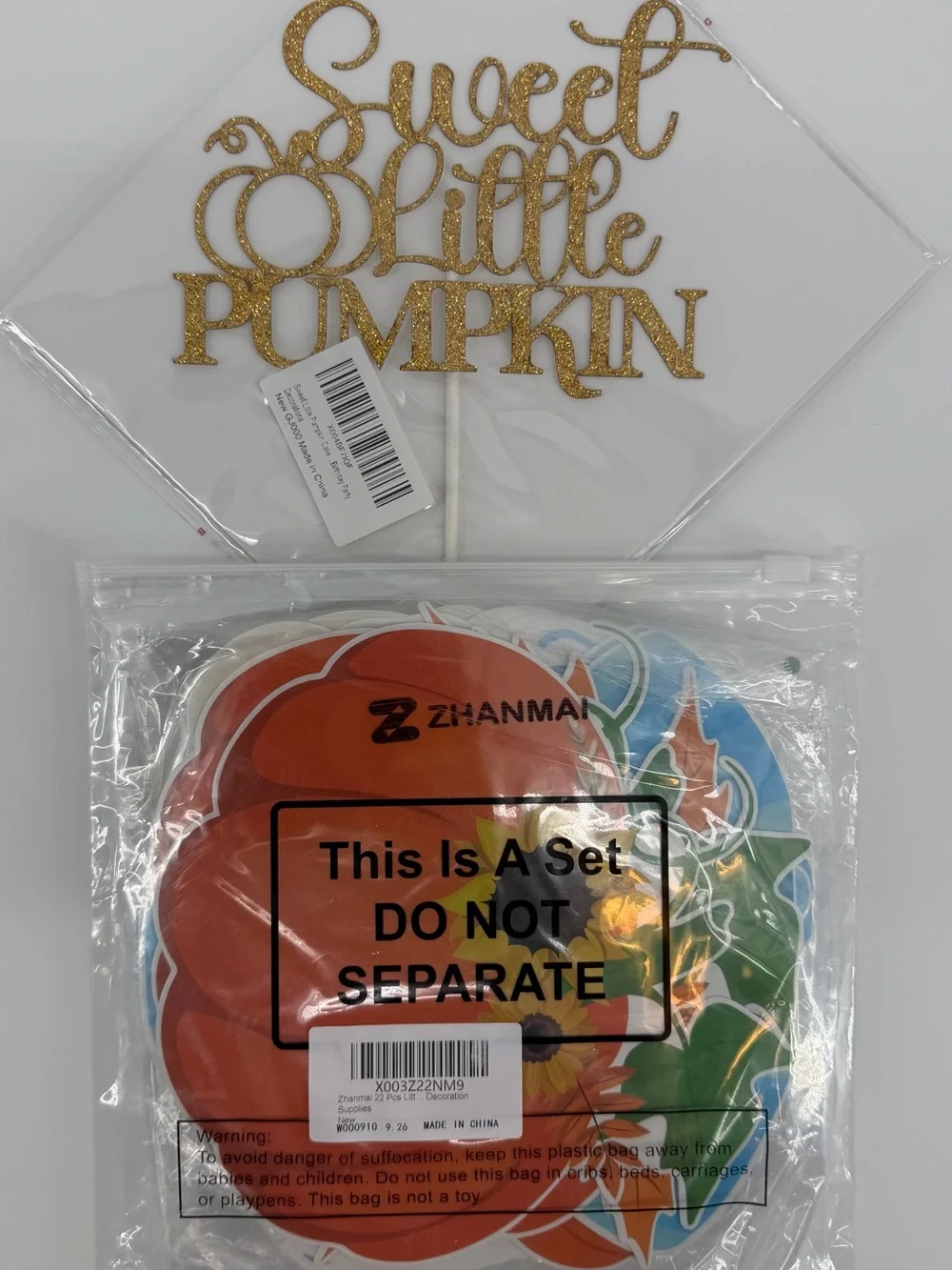Fall Baby Shower Pack. “sweet little pumpkin”